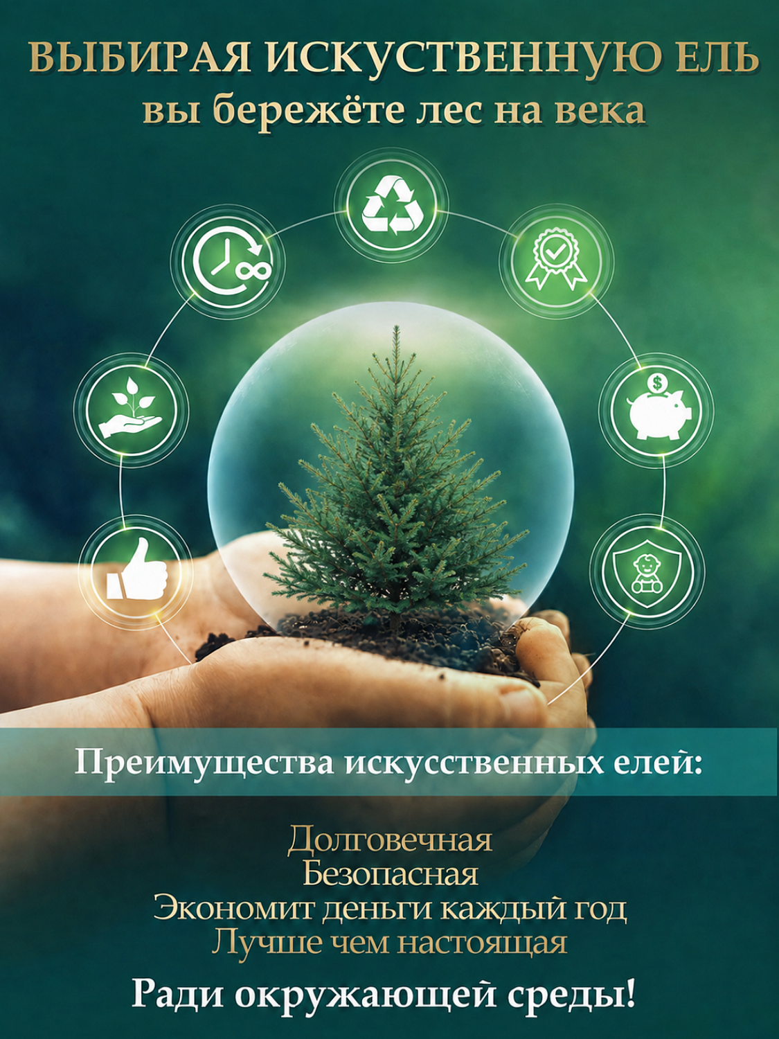 Ель искусственная Царь Елка  Русская новая